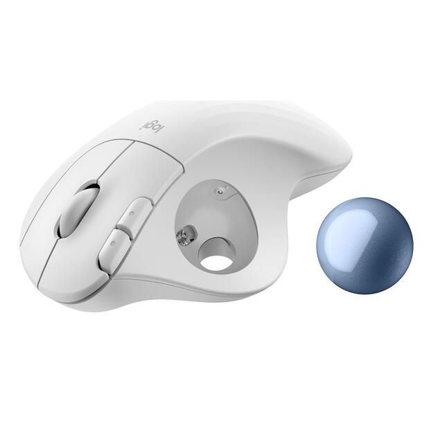 MOUSE USB TRACKBALL WRL ERGO/M575S WH 910-007030 LOGITECH