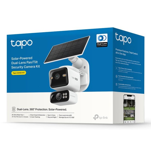 WRL CAMERA PAN/TILT/DUAL TAPO C645D KIT TP-LINK