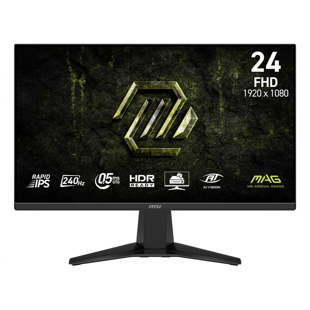 LCD Monitor|MSI|23.8  |1920 x 1080 pixels|Full HD|Native aspect ratio 16:9|LCD|Flat|MAG245FX24