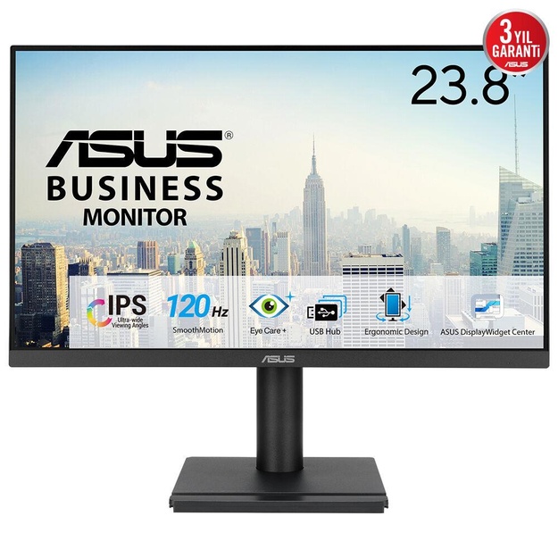 LCD Monitor|ASUS|23.8  |1920 x 1080 pixels|Full HD|Native aspect ratio 16:9|LED|Flat|90LM02W1-B01171