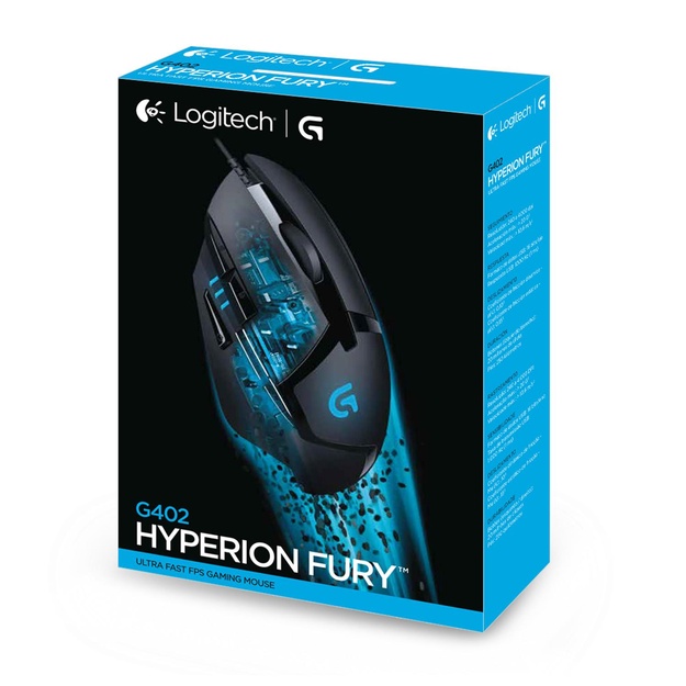 MOUSE USB OPTICAL G402/BLACK 910-004068 LOGITECH