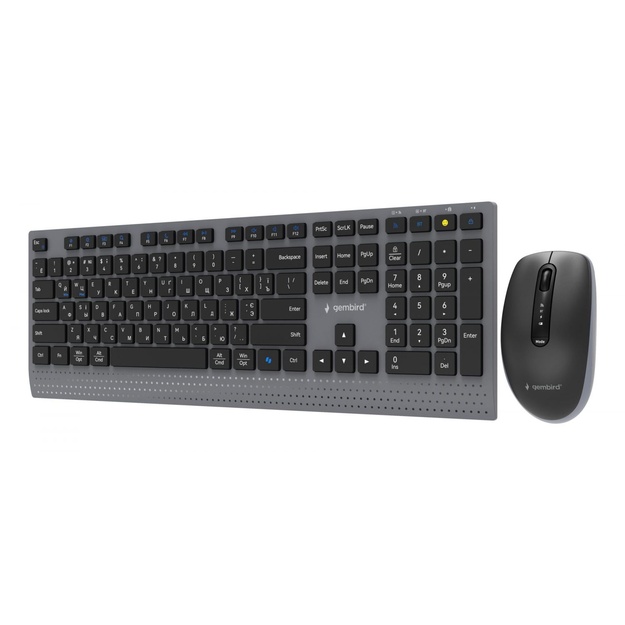 KEYBOARD +MOUSE WRL CYRILLIC/BK KBS-WPS-02-CYRL GEMBIRD