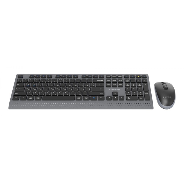 KEYBOARD +MOUSE WRL CYRILLIC/BK KBS-WPS-02-CYRL GEMBIRD