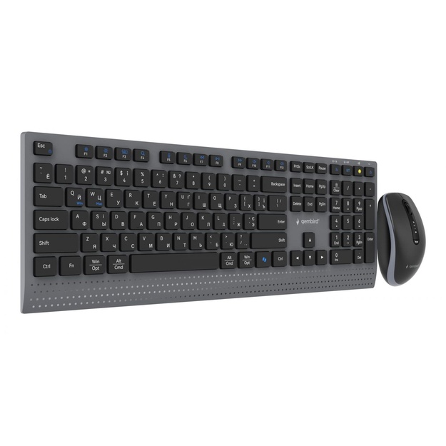 KEYBOARD +MOUSE WRL CYRILLIC/BK KBS-WPS-02-CYRL GEMBIRD