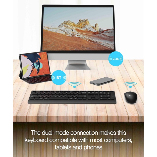 KEYBOARD +MOUSE WRL CYRILLIC/BK KBS-WPS-02-CYRL GEMBIRD