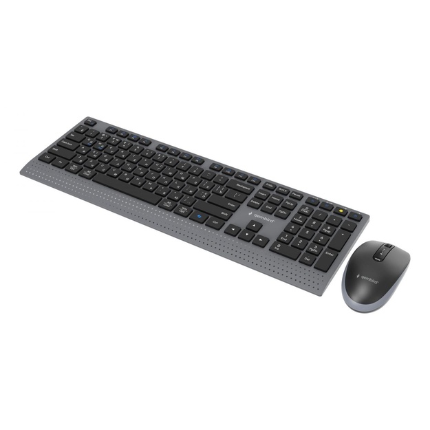 KEYBOARD +MOUSE WRL CYRILLIC/BK KBS-WPS-02-CYRL GEMBIRD