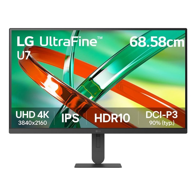 LCD Monitor|LG|27  |3840 x 2160 pixels|4K Ultra HD|Native aspect ratio 16:9|LCD|Flat|27U710B-B