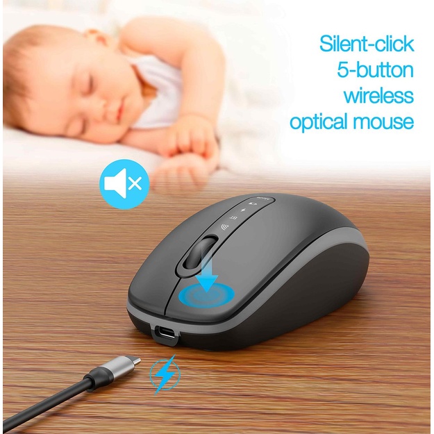 KEYBOARD +MOUSE WRL ENG/BK KBS-WPS-02 GEMBIRD