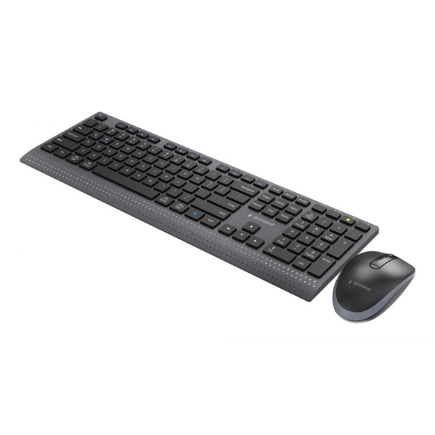 KEYBOARD +MOUSE WRL ENG/BK KBS-WPS-02 GEMBIRD