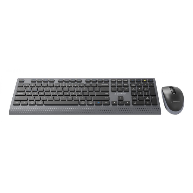 KEYBOARD +MOUSE WRL ENG/BK KBS-WPS-02 GEMBIRD