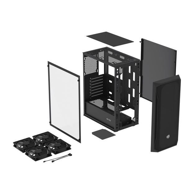 NATEC Fury Shobo SH4F Midi Tower with window black