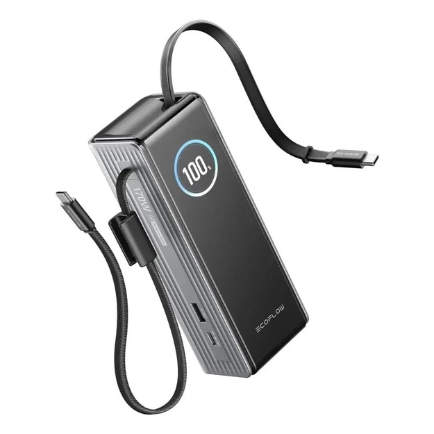 POWER BANK USB 25000MAH RAPID/170W SILVER 5023001030 ECOFLOW