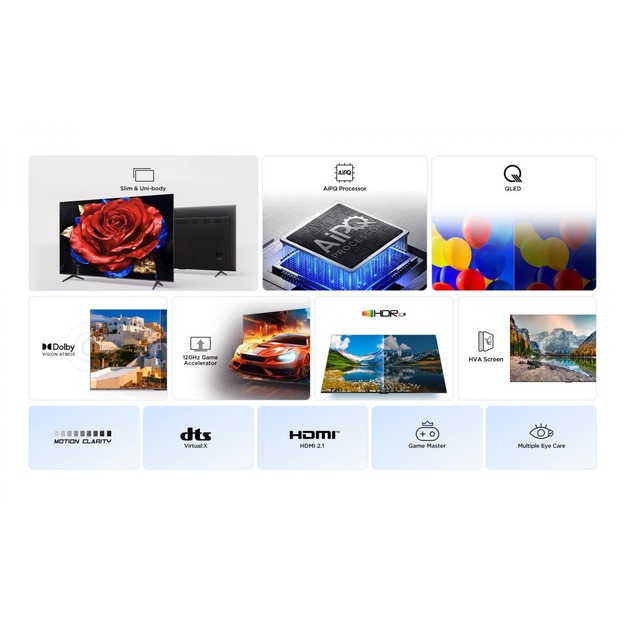 TV Set|TCL|75  |4K Ultra HD|3840 x 2160 pixels|Flat|16:9|QLED|75P7K