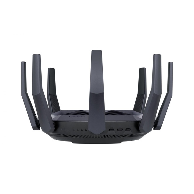 Maršrutizatorius |ASUS|6000 Mbps|Mesh|Wi-Fi 6|USB 3.1|9x10/100/1000M|1x10GbE|1xSPF+|Number of antennas 8|RT-AX89X