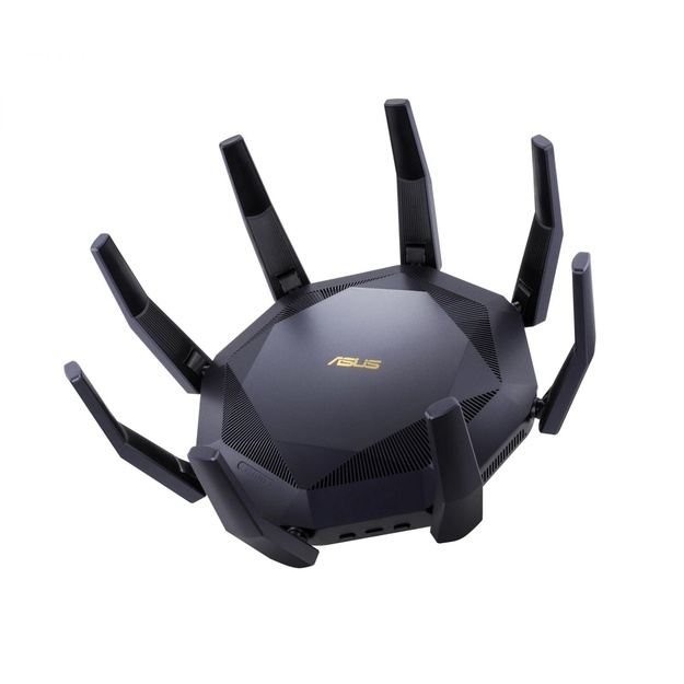 Maršrutizatorius |ASUS|6000 Mbps|Mesh|Wi-Fi 6|USB 3.1|9x10/100/1000M|1x10GbE|1xSPF+|Number of antennas 8|RT-AX89X