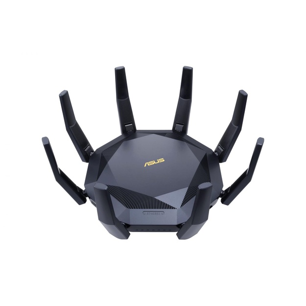 Maršrutizatorius |ASUS|6000 Mbps|Mesh|Wi-Fi 6|USB 3.1|9x10/100/1000M|1x10GbE|1xSPF+|Number of antennas 8|RT-AX89X