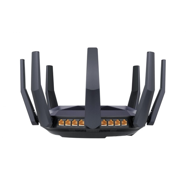 Maršrutizatorius |ASUS|6000 Mbps|Mesh|Wi-Fi 6|USB 3.1|9x10/100/1000M|1x10GbE|1xSPF+|Number of antennas 8|RT-AX89X
