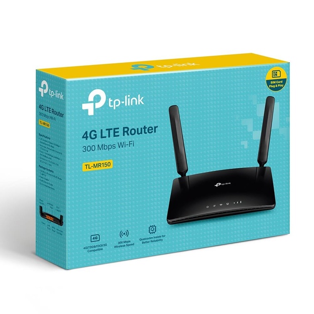 Maršrutizatorius 3G 4G 300MBPS TL-MR150 TP-LINK