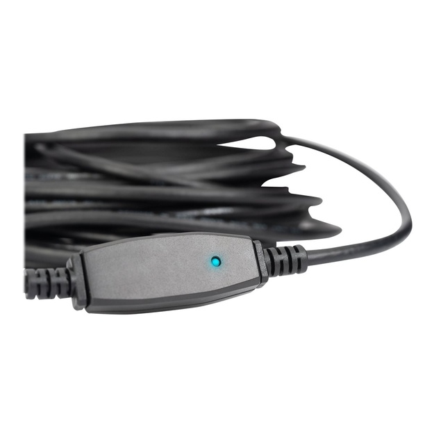 DIGITUS Extension Cable USB 3.0 SuperSpeed Type USB A/A M/F active black 15m