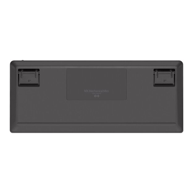 Belaidė klaviatūra LOGITECH MX Mechanical Mini Minimalist Wireless Illuminated - GRAPHITE - (US) INTL - 2.4GHZ/BT - N/A - EMEA - TACTILE