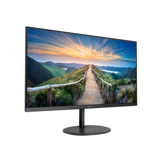 Monitorius AOC U27V4EA 68.6cm 27inch 3 sides frameless IPS monitor UHD HDMI 2.0 x2 DisplayPort 1.2 x1