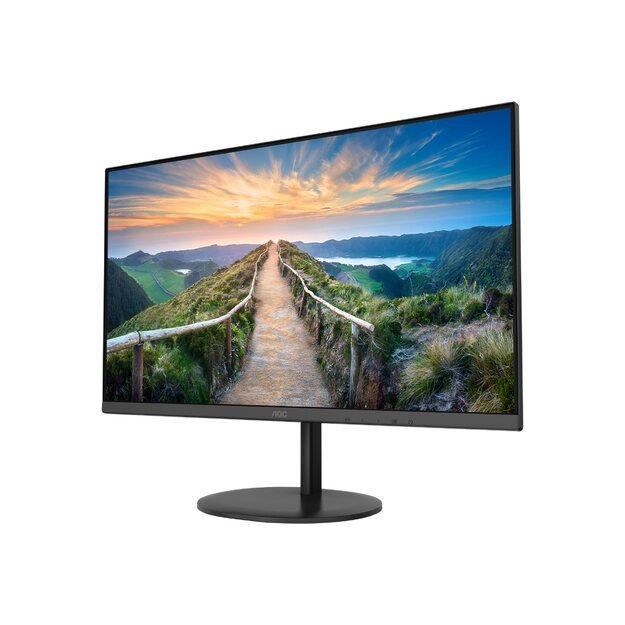 Monitorius AOC U27V4EA 68.6cm 27inch 3 sides frameless IPS monitor UHD HDMI 2.0 x2 DisplayPort 1.2 x1