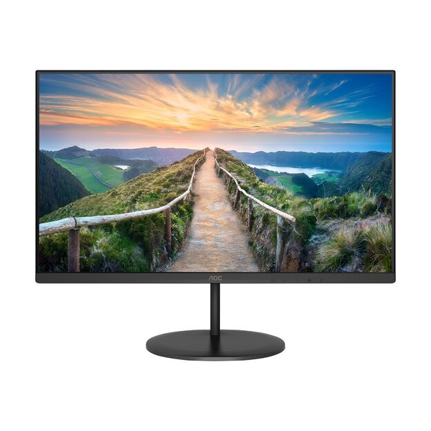 Monitorius AOC U27V4EA 68.6cm 27inch 3 sides frameless IPS monitor UHD HDMI 2.0 x2 DisplayPort 1.2 x1