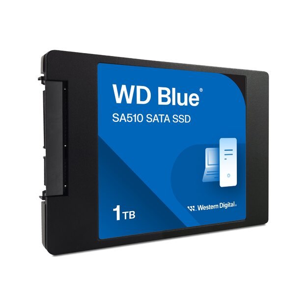 Kietasis diskas (SSD) vidinis WD Blue SA510 SSD 1TB SATA III 6Gb/s cased 2.5inch 7mm internal single-packed