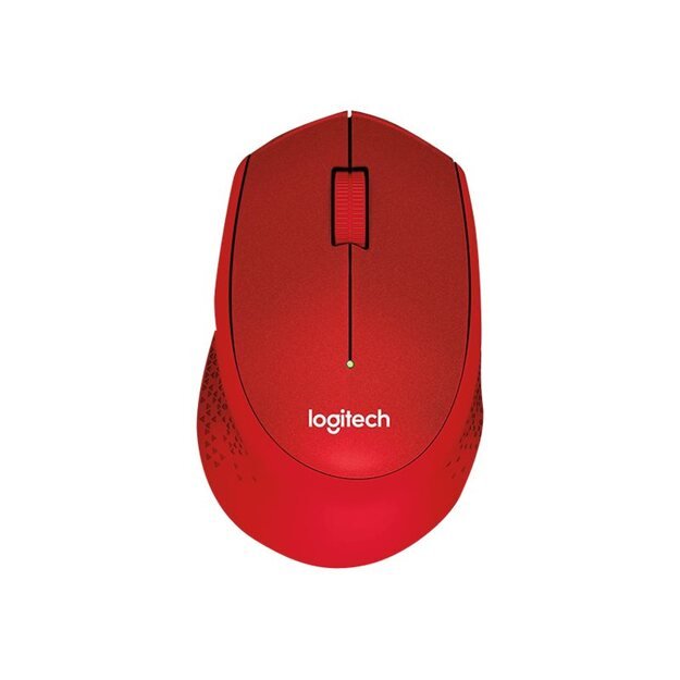 Kompiuterinė pelė belaidė LOGITECH M330 Silent Plus Red - 2.4GHZ - EMEA