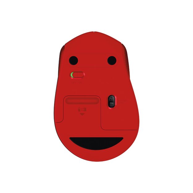 Kompiuterinė pelė belaidė LOGITECH M330 Silent Plus Red - 2.4GHZ - EMEA 11