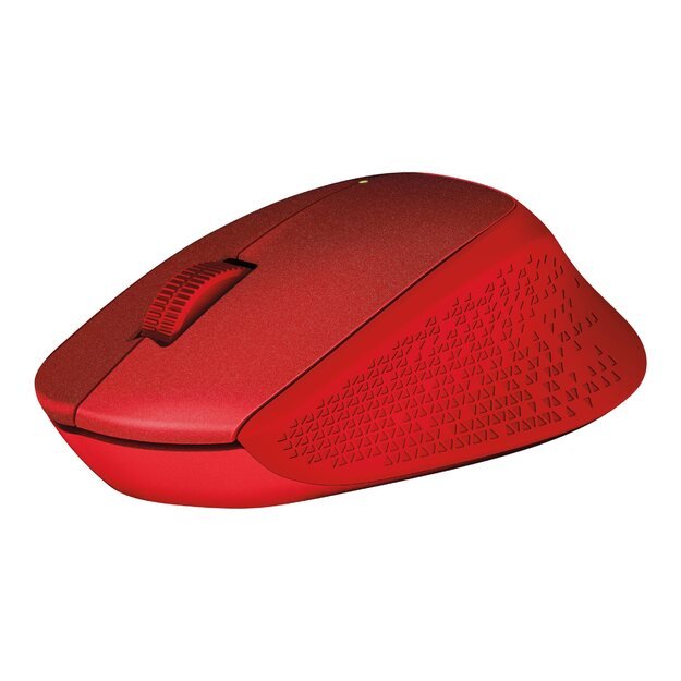 Kompiuterinė pelė belaidė LOGITECH M330 Silent Plus Red - 2.4GHZ - EMEA