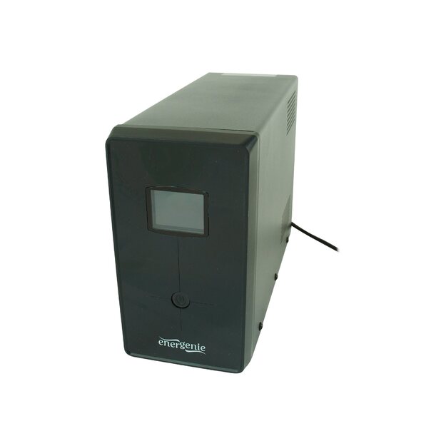 GEMBIRD EG-UPS-033 UPS Energenie-Gembird Line-Interactive,1200VA,3xIEC,2xSchuko 230V,USB,RJ11,LCD