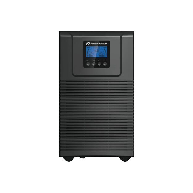 Nepertraukiamo maitinimo šaltinis UPS POWERWALK VFI 2000 TG On-Line 2000VA, 4x IEC, USB/RS-232, Tower, EPO, LCD