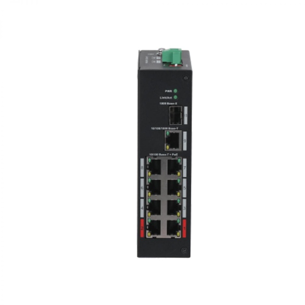 Komutatorius |DAHUA|PFS3110-8ET-96-V2|PoE ports 8|96 Watts|DH-PFS3110-8ET-96-V2