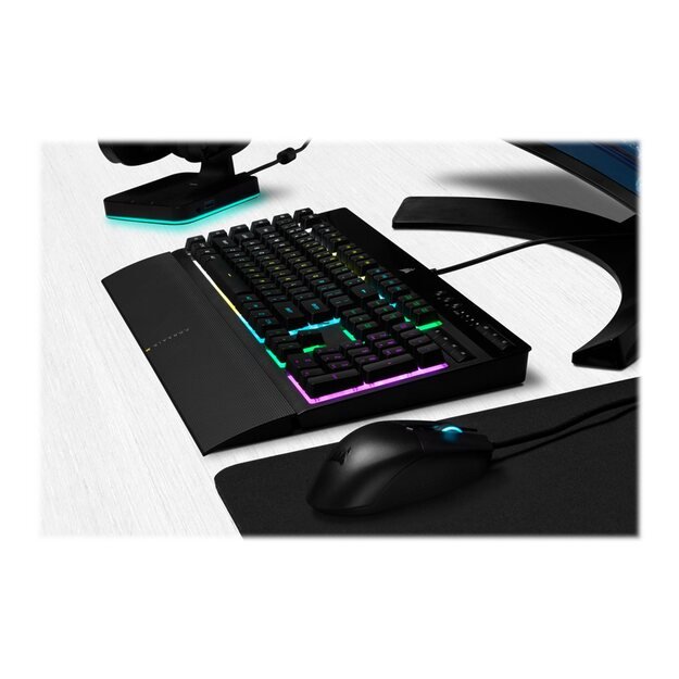 CORSAIR K55 RGB PRO Gaming Keyboard Backlit Zoned RGB LED Rubberdome