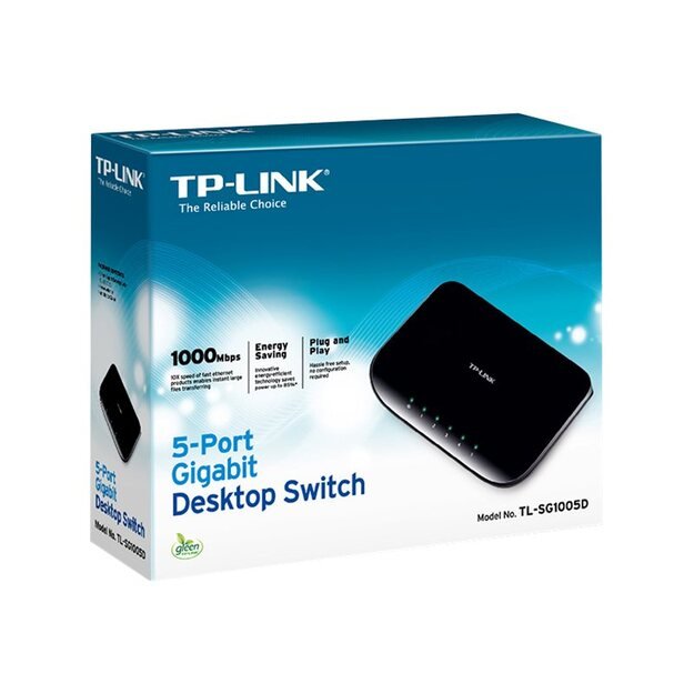 Komutatorius TP-LINK 5port Gigabit Switch