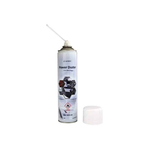 Suspaustas oras valymui GEMBIRD CK-CAD-FL600-01 Gembird compressed air duster (flammable), 600 ml