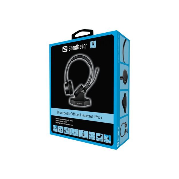 Ausinės SANDBERG Bluetooth Office Headset Pro+