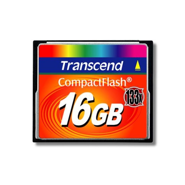 Atminties kortelė TRANSCEND 16GB CFCard 133x ultra