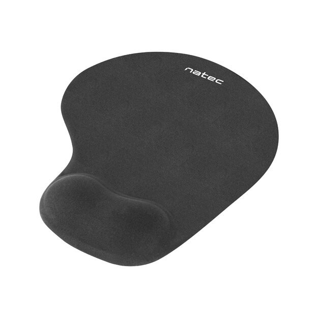 Pelės kilimėlis NATEC NPF-0783 Natec Mousepad Ergonomic MARMOT gel filling, black