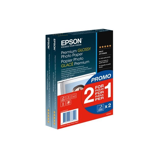 EPSON Photopaper premium glossy 100x150mm 255g/qm 80sheet