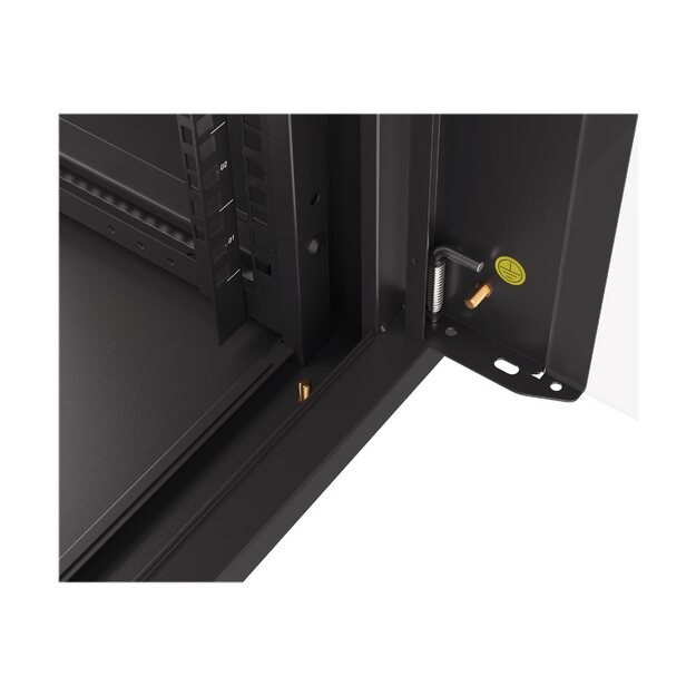 Komutacinė spinta pakabinama LANBERG 19 9U/570x450 demounted fast assembling flat pack black