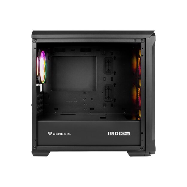 NATEC Genesis PC case Irid 503 aRGB micro