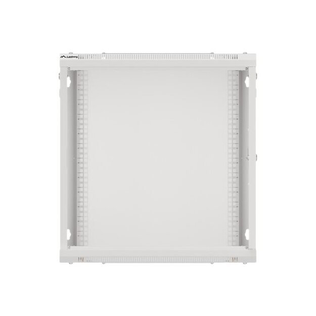 Komutacinė spinta pakabinama LANBERG 12U 600x600 steel doors grey flat pack 56