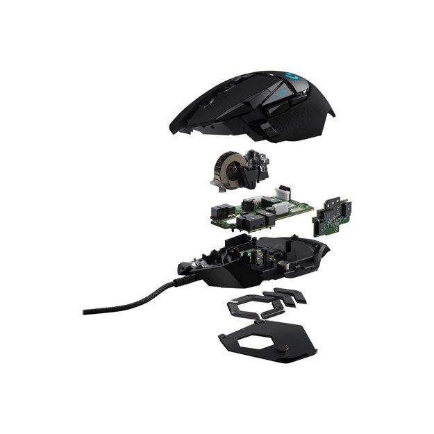 Kompiuterinė pelė belaidė LOGITECH G502 HERO High Performance Gaming Mouse - EER2 37