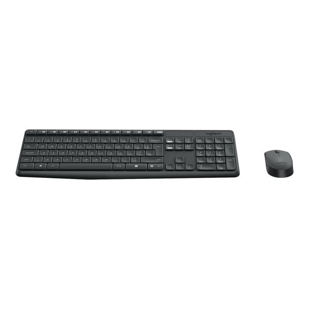 Klaviatūra + pelė komplektas KEYBOARD WRL COMBO MK235 ENG/DESKTOP 920-007931 LOGITECH