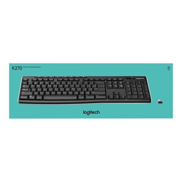 Belaidė klaviatūra WRL K270 ENG/920-003738 LOGITECH