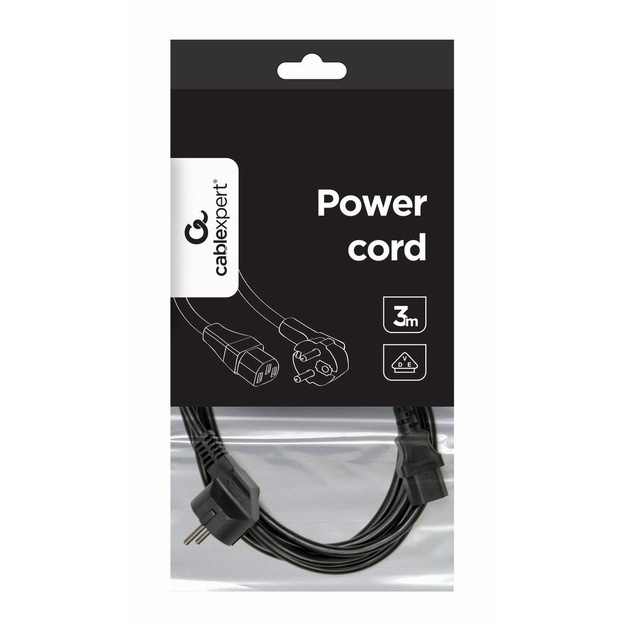 CABLE POWER EU 3M/PC-186-VDE-3M GEMBIRD