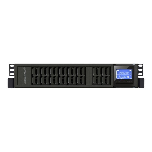 Nepertraukiamo maitinimo šaltinis UPS POWERWALK VFI 3000 CRM LCD On-Line 3000VA, 19 2U,4x IEC,USB/RS-232,LCD,Terminal,Rack/Tow