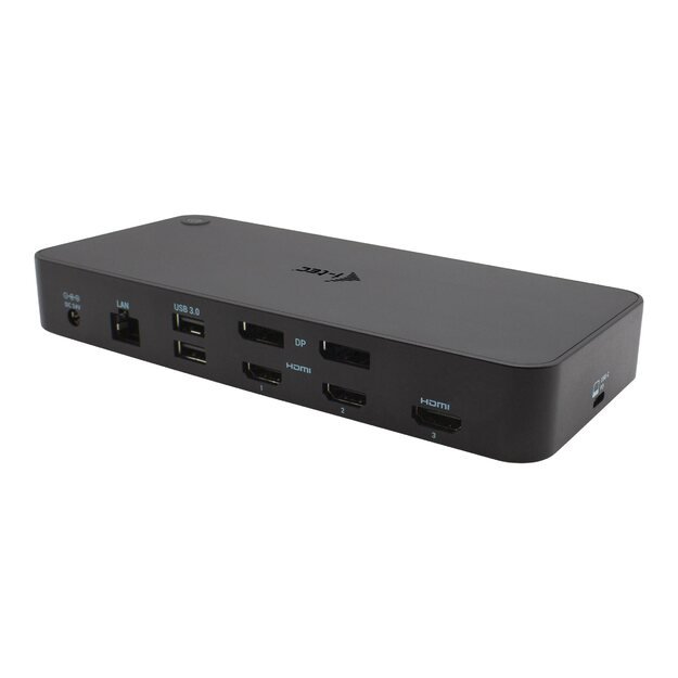 I-TEC USB 3.0 / USB-C / Thunderbolt 3x 4K Docking Station + Power Delivery 100W 30